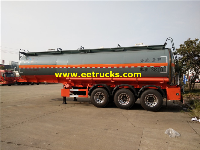 28m3 3 axles HCl Delivery Trailers