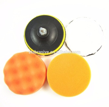 1x Sponge Cone Metal Polishing Foam Pad Wool Buffing Polishing Ball-Select Color