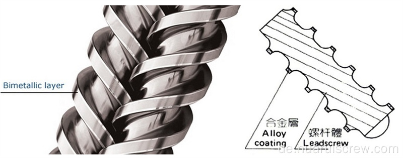 WPT3 Bimetallschnecke für WPC-Extruder