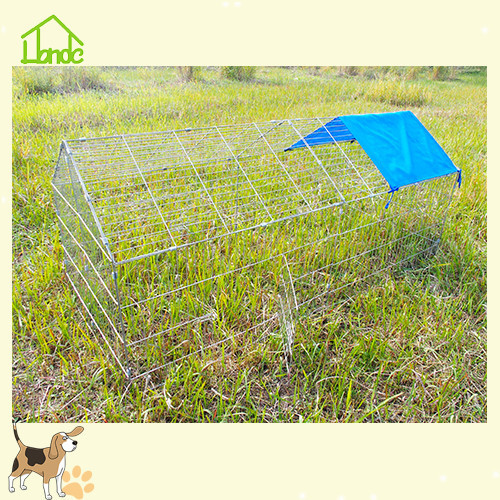 Convenient installation of galvanized metal pet cage