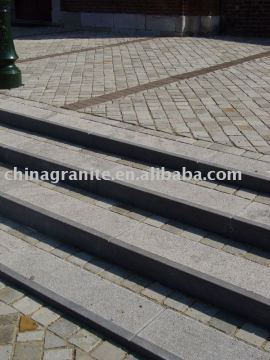 blue limestone step