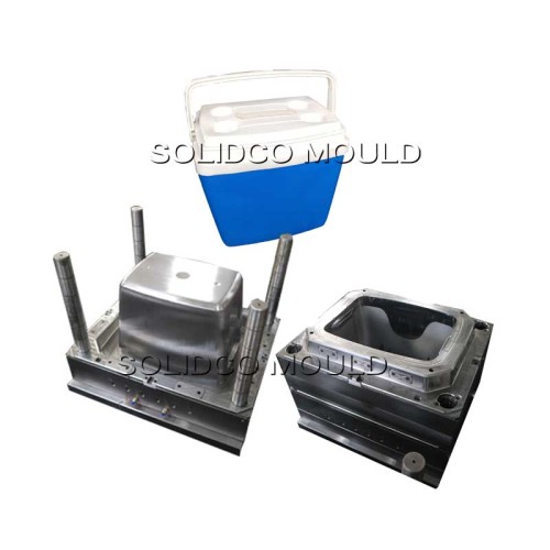 insulated plastic ice cooler box injection mould