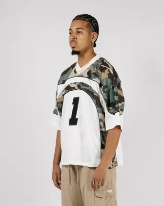 DiFan Custom Polyester Retro Soccer Jersey: Streetwear Inspired Oversized American Mesh Football Top