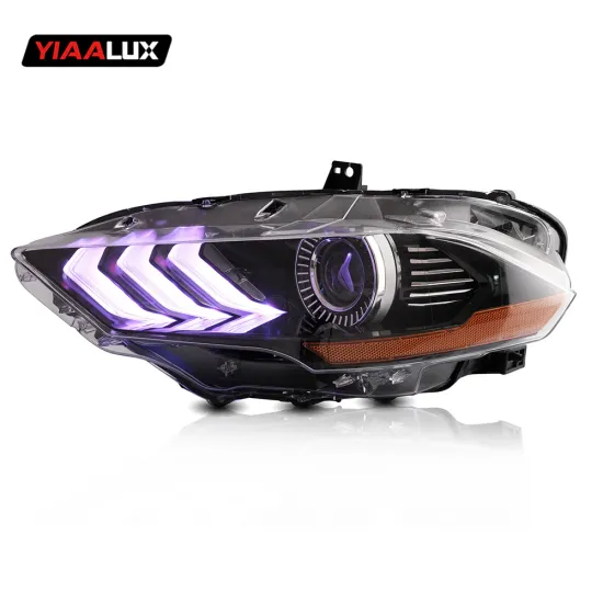 Vland Best Quality Colorful Headlight for Ford Mustang 2018-2021