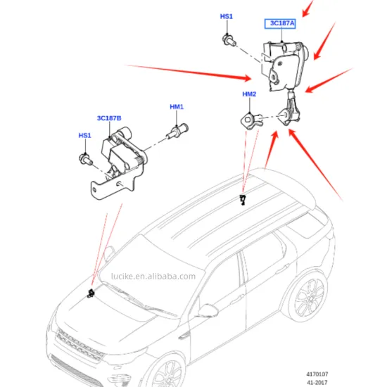 Land Rover Discovery 2015 Rear Body Height Sensor (LR060986) Replacement Parts