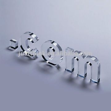 Customized Acrylic Clear 3D Letter Signs FZ-LTS1166