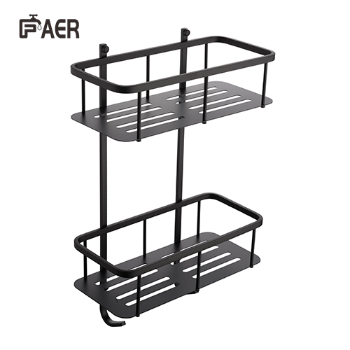 Multifunctional metal storage organizer with hook