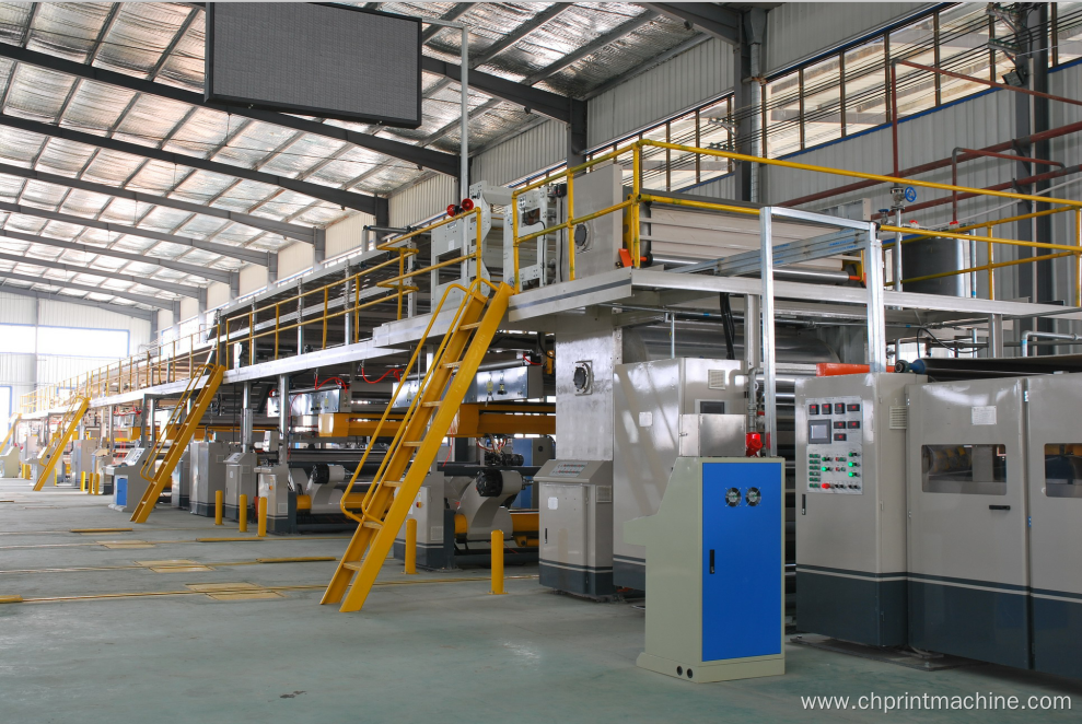 5 layers corrugated cardboard Production line