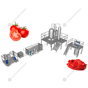 Complete Tomato Sauce and Ketchup Production Line with Filling, Capping, and Labeling Machines - One-Stop Service
