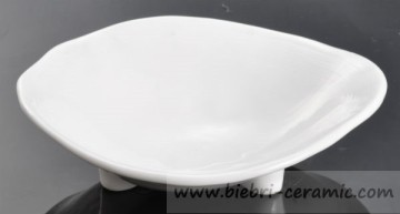 ceramic porcelain bone china crockery FDA SGS LFGB irregular bowl