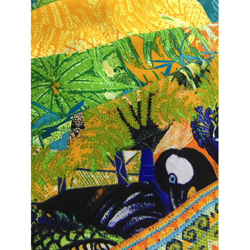 Rayon Voile 60S tryckt vävt tyg