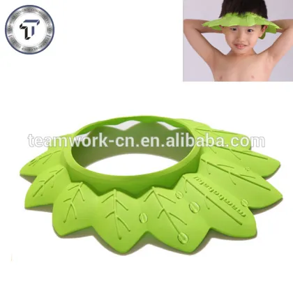 Multi shape option baby shampoo hat shampoo shield cap baby shower cap