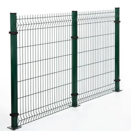 3D Curved Welded Wire Mesh Outdoor Fence Panel