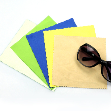 High Quality Suede Recycled Microfiber Glasses Cleaning Cloth
