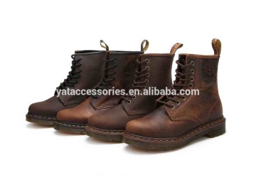 8"High Quality Genuine leather Outdoor Martin boots Womens/MENS