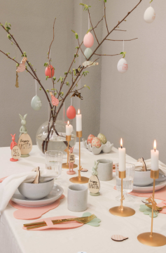 Kitchen Dining Bunny Gnome Easter Table Decor