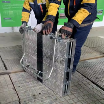 Aluminum Lightweight Foldable Rail Push Trolley