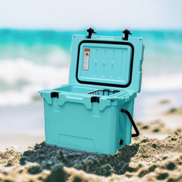 Portable Roto-Molded Refrigerated Insulation Barrel Box for Outdoor Beverages and Cold Storage