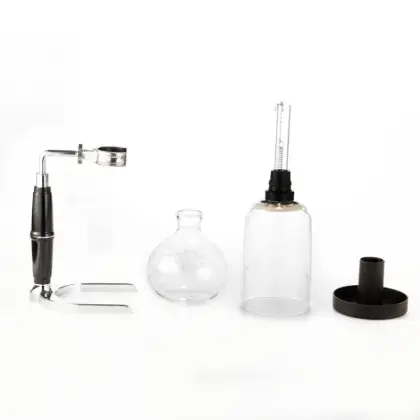 3-Cup Balancing Siphon Coffee Brewer 5-Cup Syphon Coffee Maker - Household Classic Tabletop Glass Coffee Maker