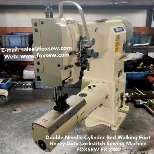 Machine de couture en cuir à double aiguille