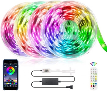 Smart WiFi RGB LED Strip Lights with Phone Controller