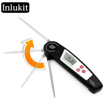 Digital Folding Probe Thermometer for BBQ, Meat, Oven & Kitchen Use