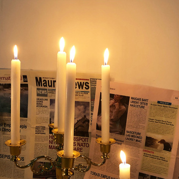 Без выпіўкі баваўняны кнот з конуснымі свечкамі для дома