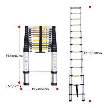 Aluminum Telescopic step ladder with 10steps