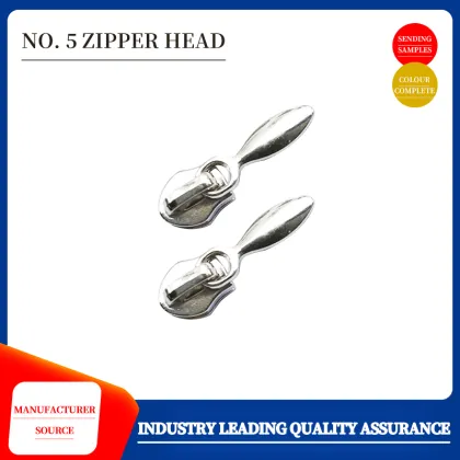 Water Drop Pulling Head Metal Zipper