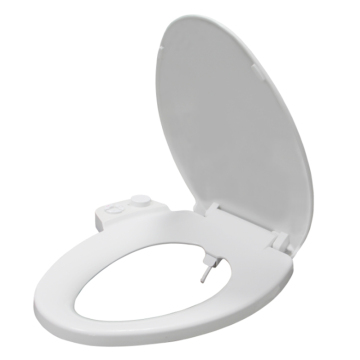 Stylish Non-Powered Bidet Toilet Seat with Installation Instructions