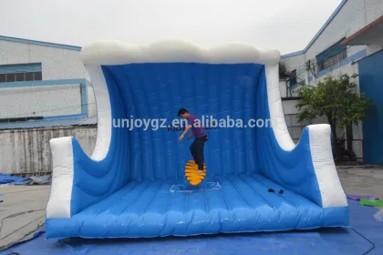 Surfing simulator sport game inflatable mechanical surfboard