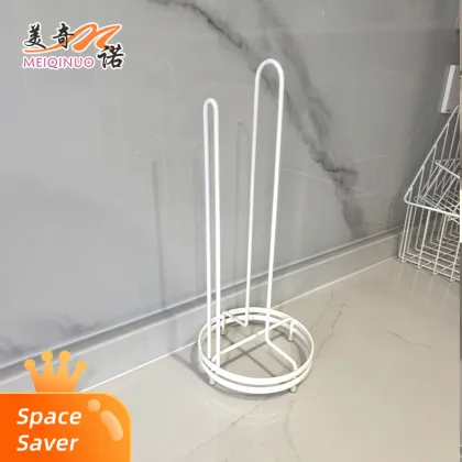 Circular tissue holder white