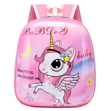 Cute Unicorn Cartoon 3D Hard Shell Lightweight School Backpack for Kids