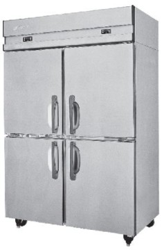Economy electric upright freezers refrigerator 4 doors refrigeration