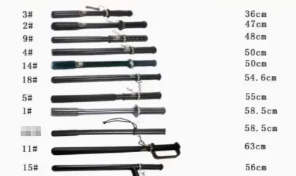 Security Durable Rubber Baton