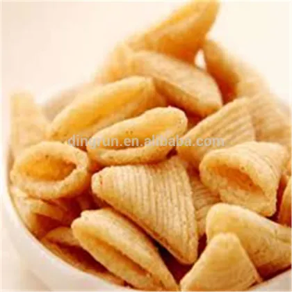 The fried snack food production line for bugle