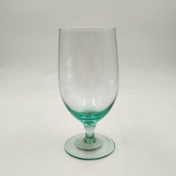 tazza di vetro di vino brocca di vetro riciclato di colore verde