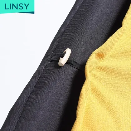 Linsy Yellow Fabric High Quality Lifestyle Sofa Bed