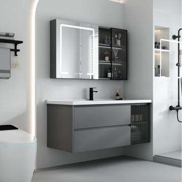 100cm Small Bathroom Vanity Set with Sink Cabinet