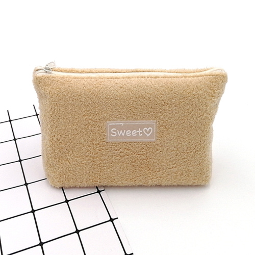 Custom Pencil Bag. Sweet style plush pencil Bag Manufactory