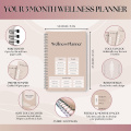 simplified monthly fitness and wellness planner