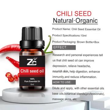Chili Seed Essential Oil Organic for Body Slimming Massage