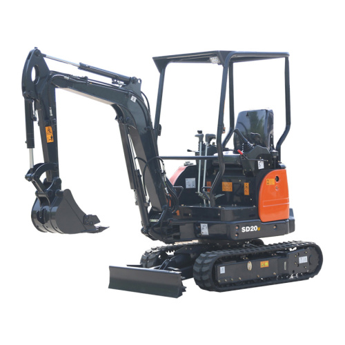 1.7 Ton Mini Excavators Shanding Brand Mini Excavator 1.8 Ton SD18U Manufactory