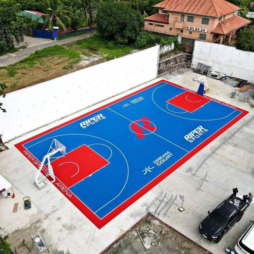 FIBA 3x3 Basketball Tiles Outdoor PP piastrelle ad interblocco