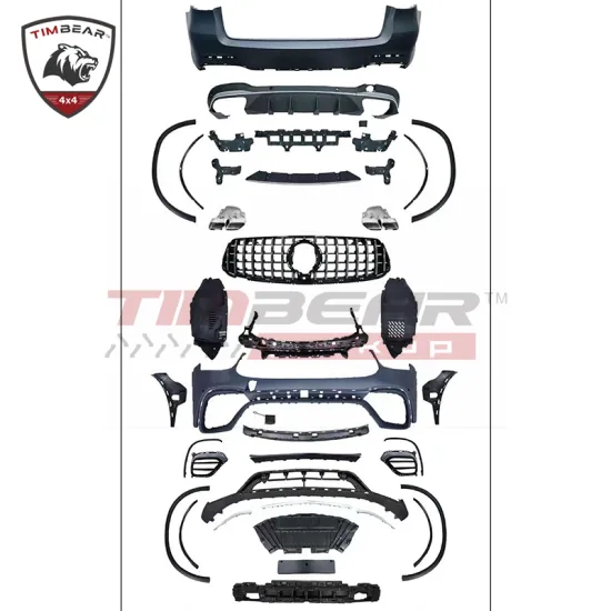 GLC 63S ABS Plastic Facelift Body Kits for Mercedes-Benz GLC 2020+ X253 AMG
