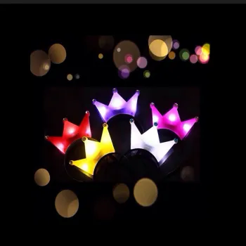 Customized LED light Crown kids toys