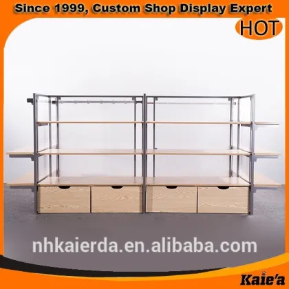 protable shop shelf display cosmetic