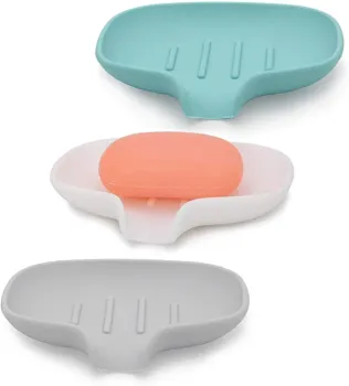 Custom Silicone Soap Dish with Drain