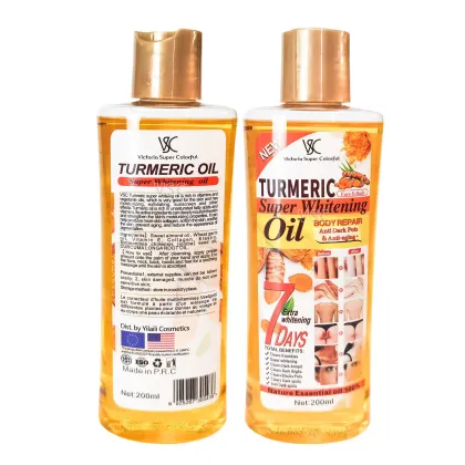 Turmeric Oil Face and Body Lightening Moisturizer - Nourishing and Soothing Essential Oil