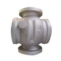 Customized casting ductile iron sand mold four-way valve